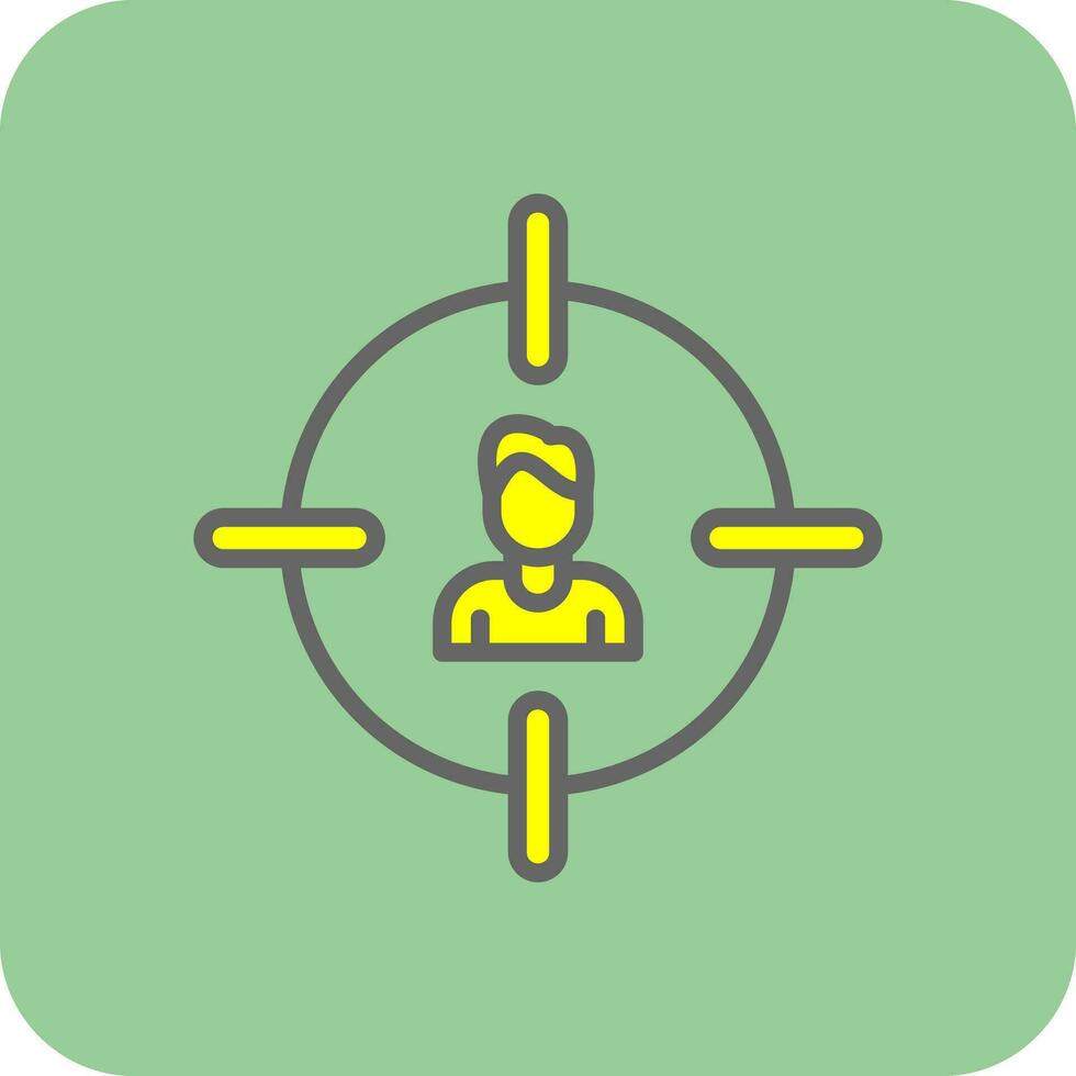 Target Audience Vector Icon Design