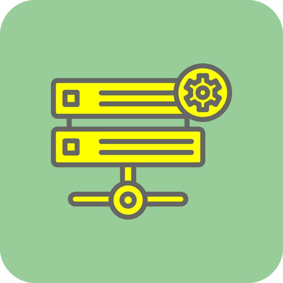 Hosting Vector Icon Design