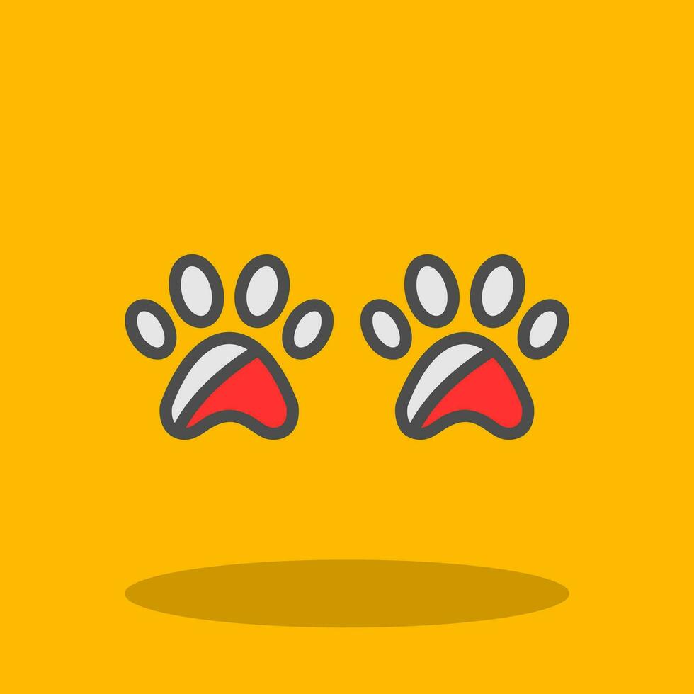 Paw Vector Icon Design