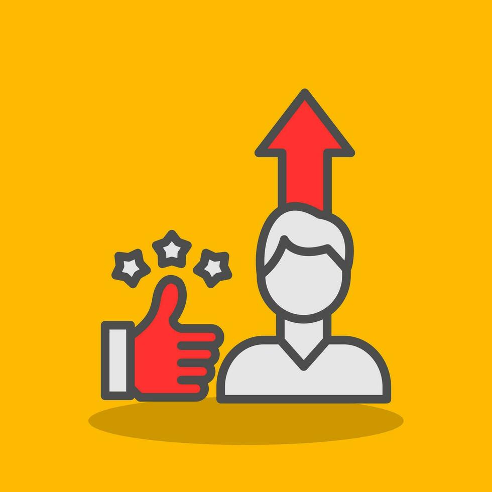 Motivation Vector Icon Design