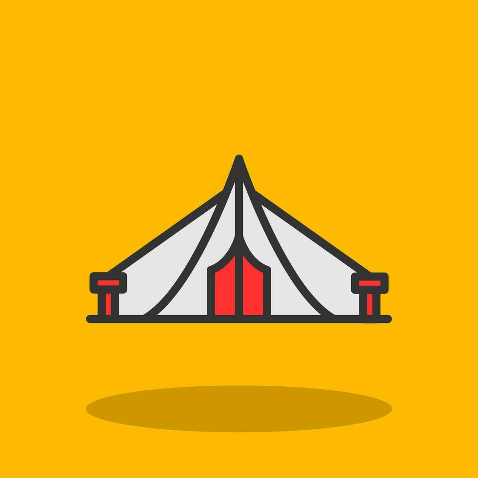 Tent Vector Icon Design