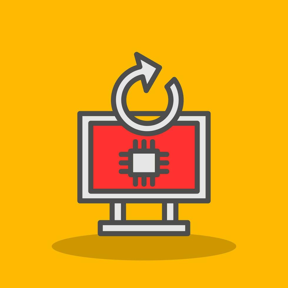 Hardware Upgrade Vector Icon Design