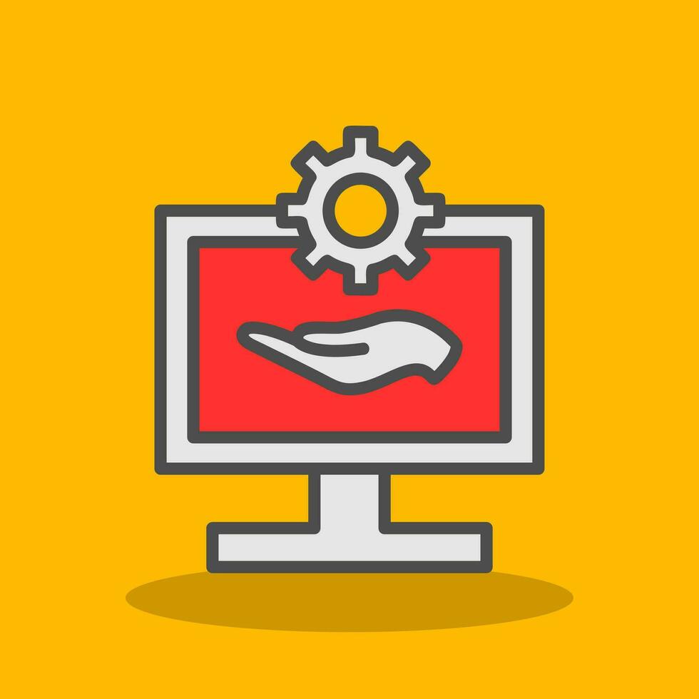 Software Support Vector Icon Design