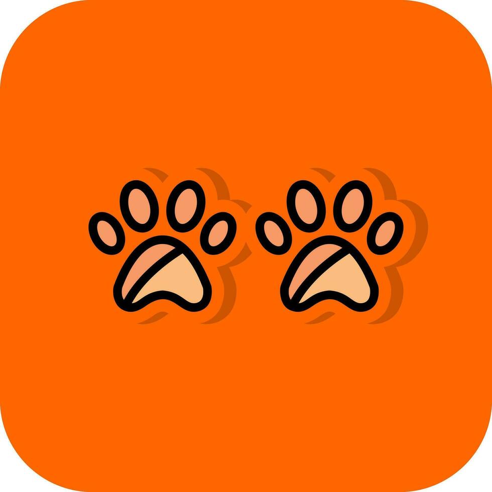 Paw Vector Icon Design
