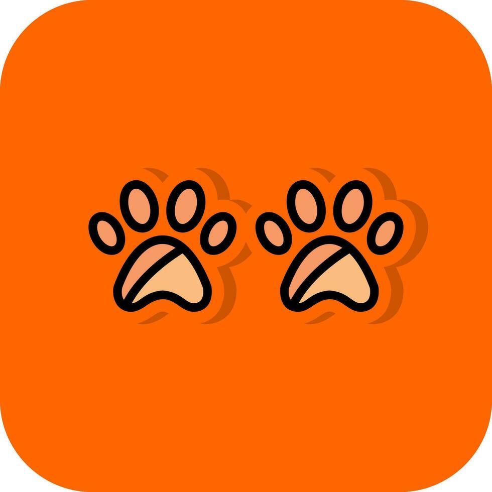 Paw Vector Icon Design