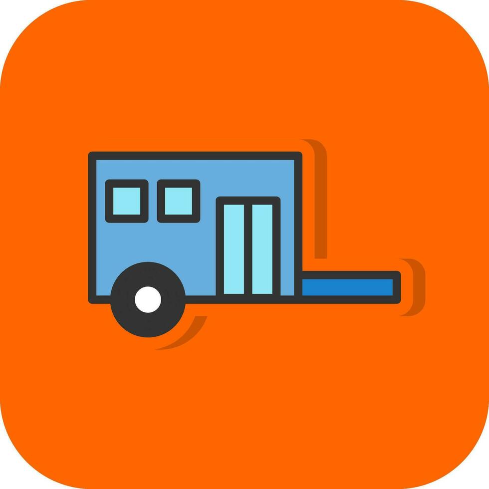 diseño de icono de vector de caravana