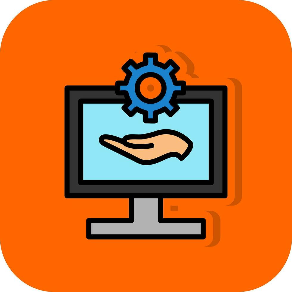 Software Support Vector Icon Design