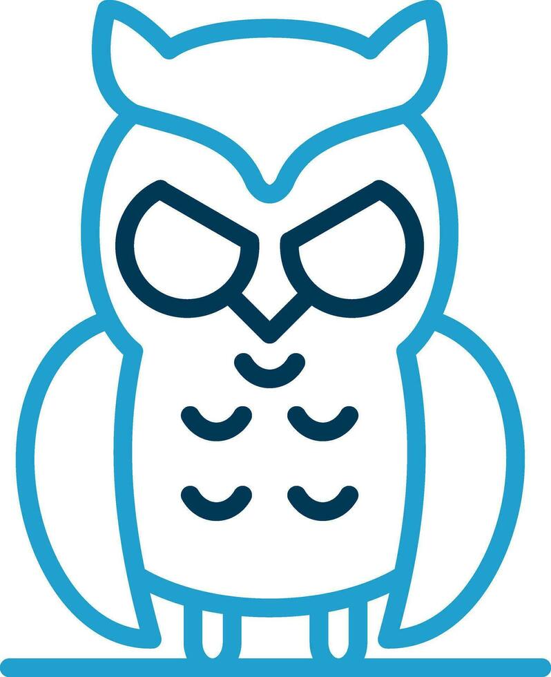 Owl Vector Icon Design