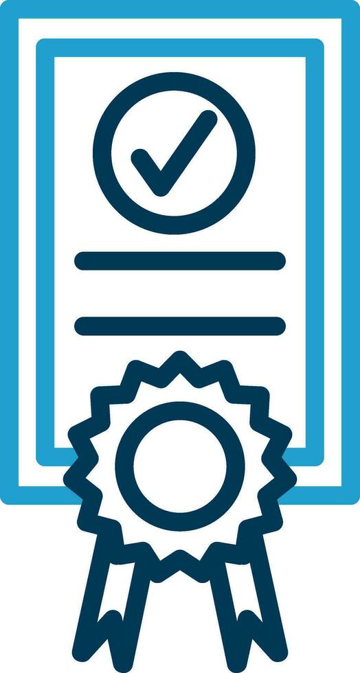 Certficate Vector Icon Design