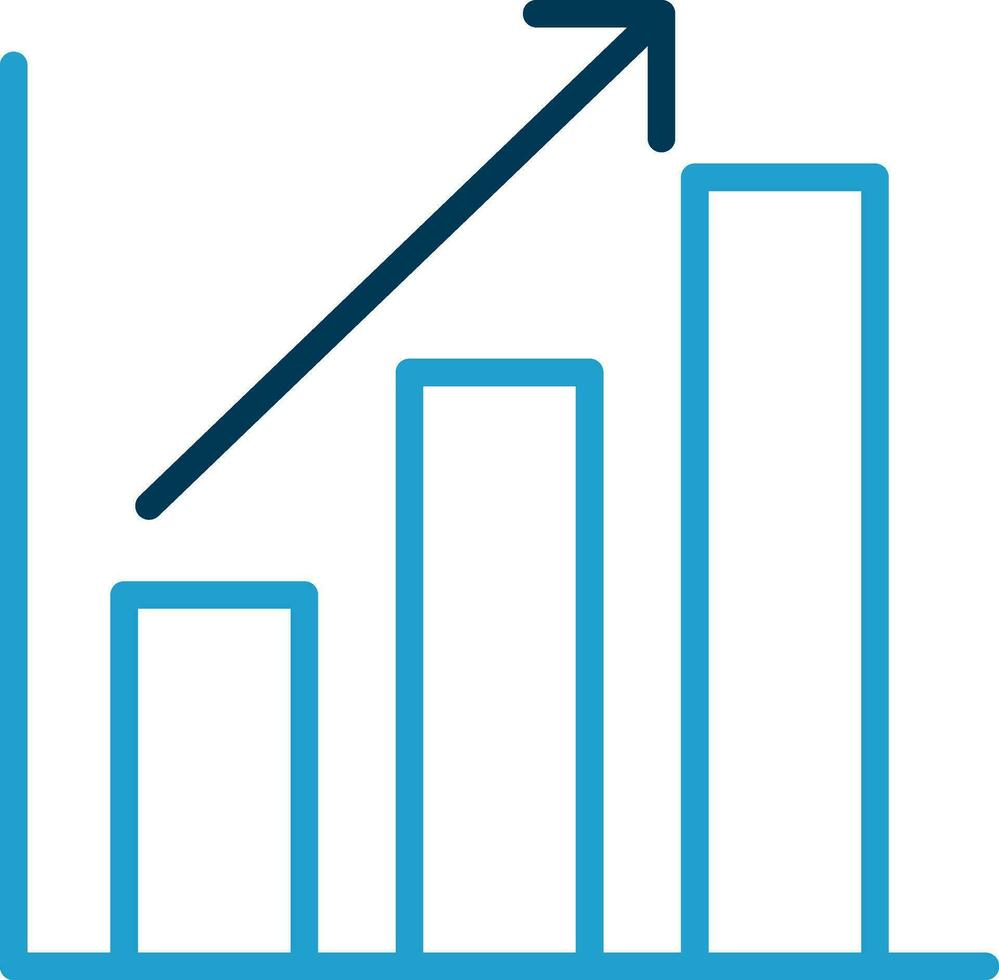 Bar chart Vector Icon Design