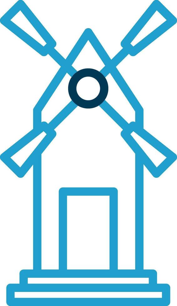 Windmill Vector Icon Design