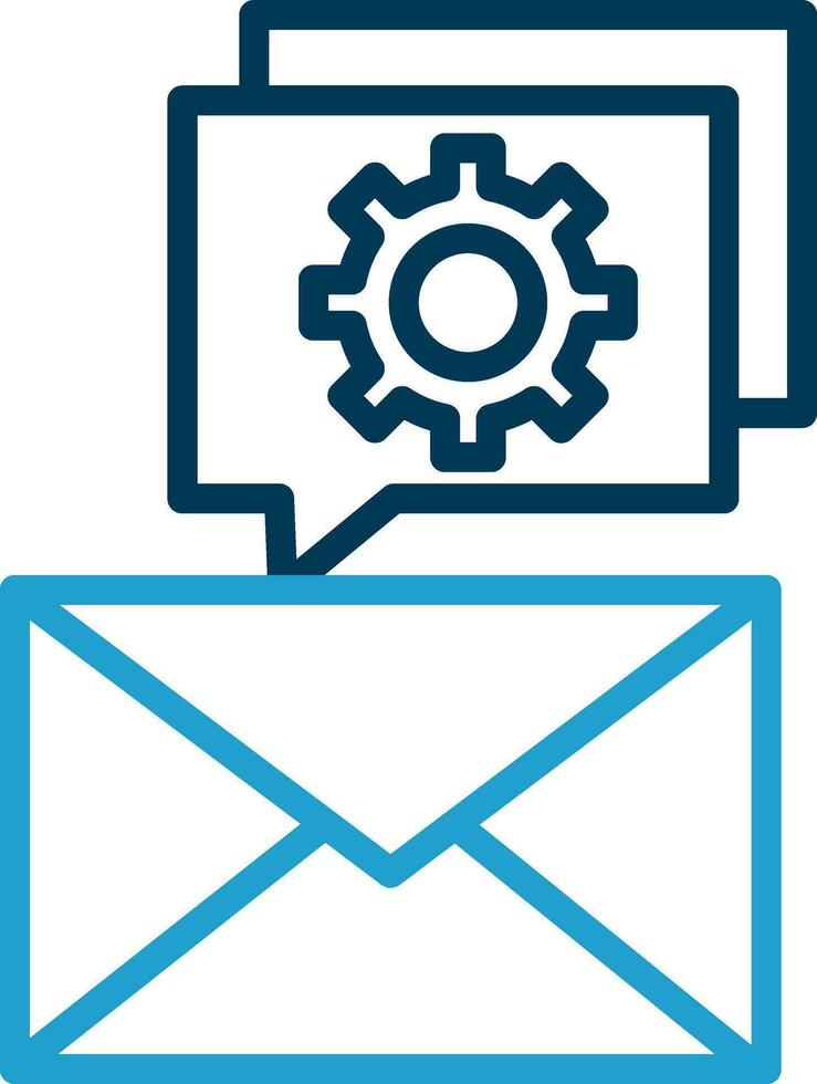 Email Support Vector Icon Design