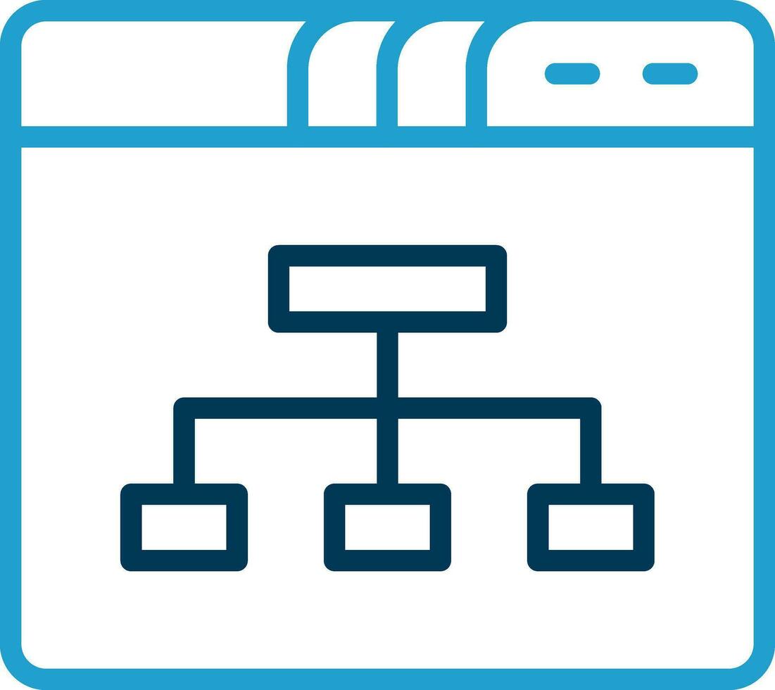 Sitemap Vector Icon Design