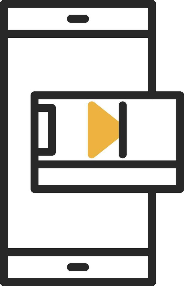 Mobile video Vector Icon Design