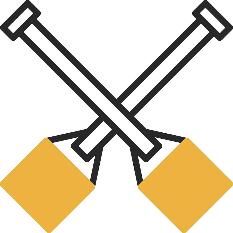 Oar Vector Icon Design