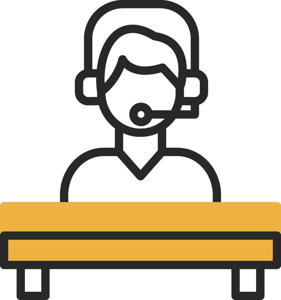 Help Desk Vector Icon Design