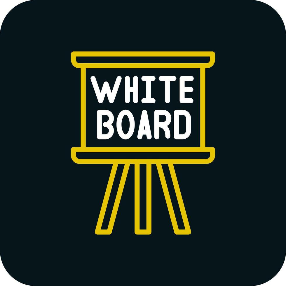 Whiteboard Vector Icon Design