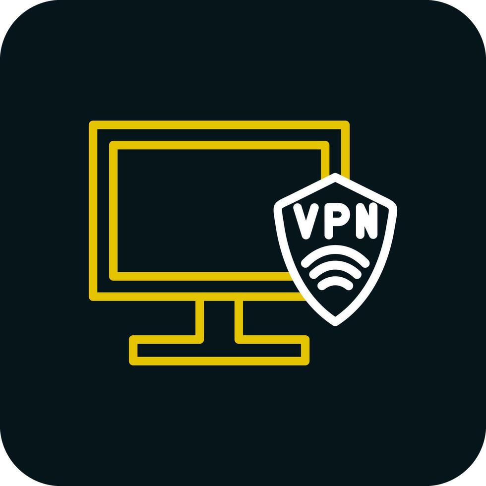 vpn preparar vector icono diseño