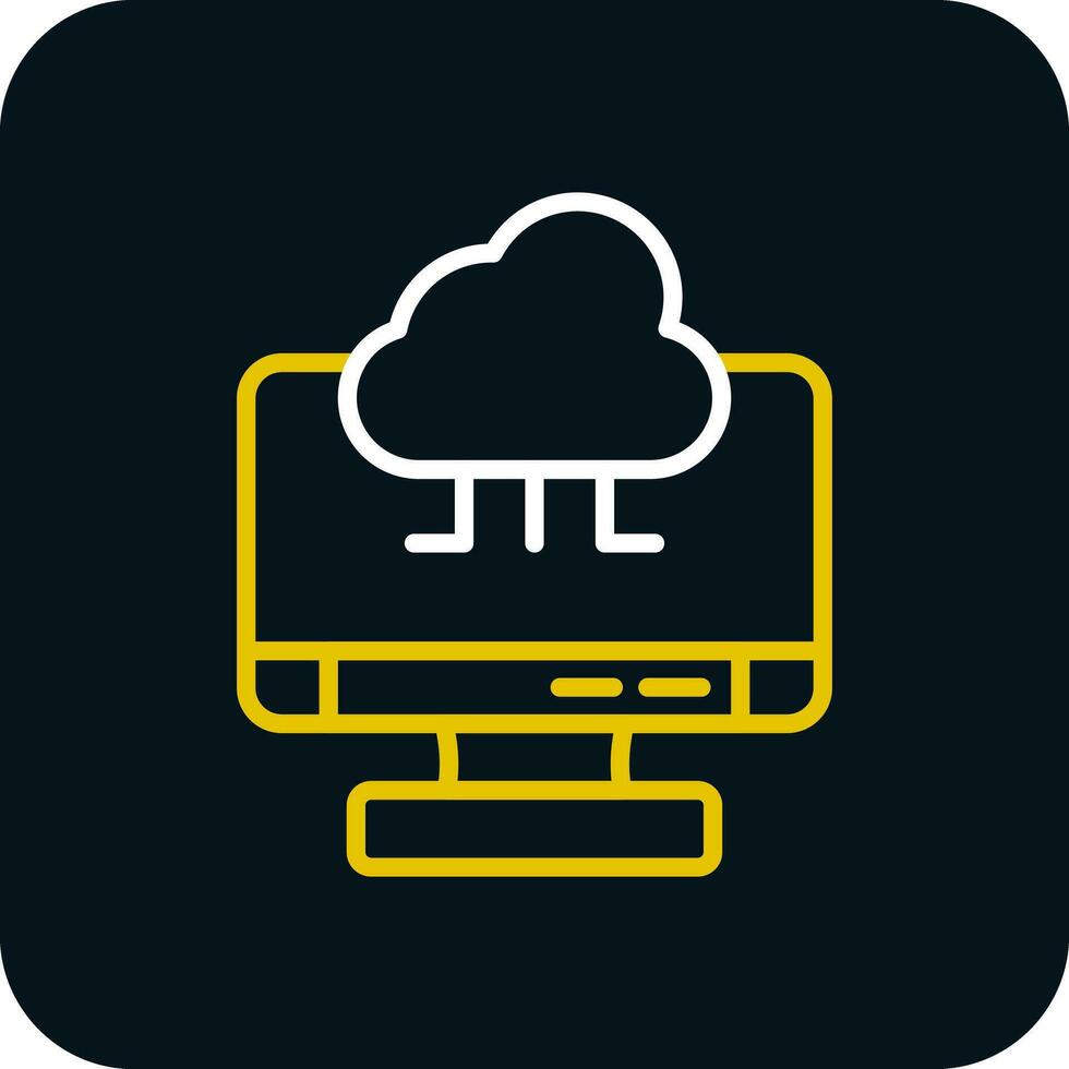 Cloud Computing Vector Icon Design
