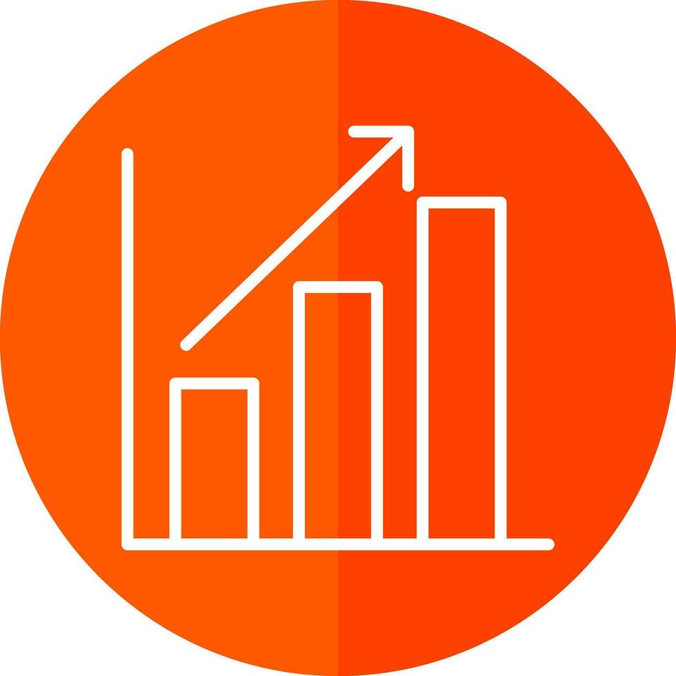 Bar chart Vector Icon Design