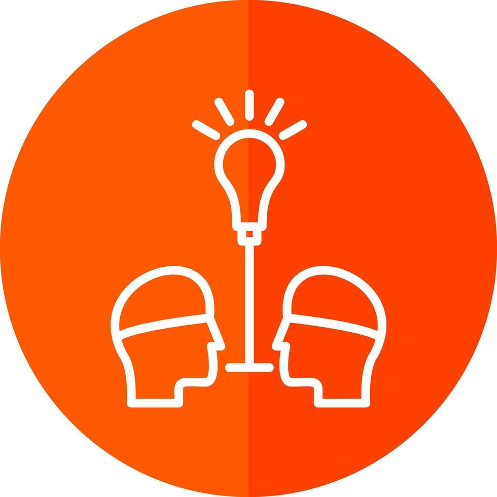 Knowledge Sharing Vector Icon Design