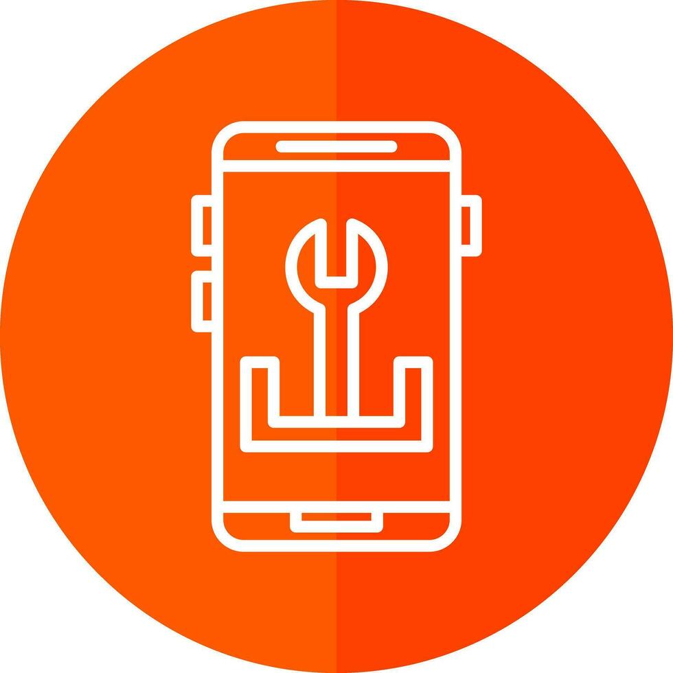 App Troubleshooting Vector Icon Design