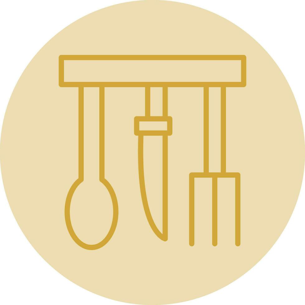 diseño de icono de vector de utensilios