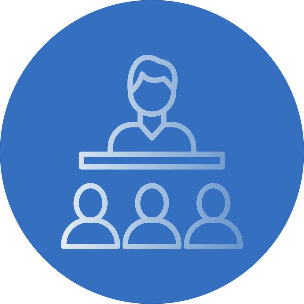 Seminar Vector Icon Design