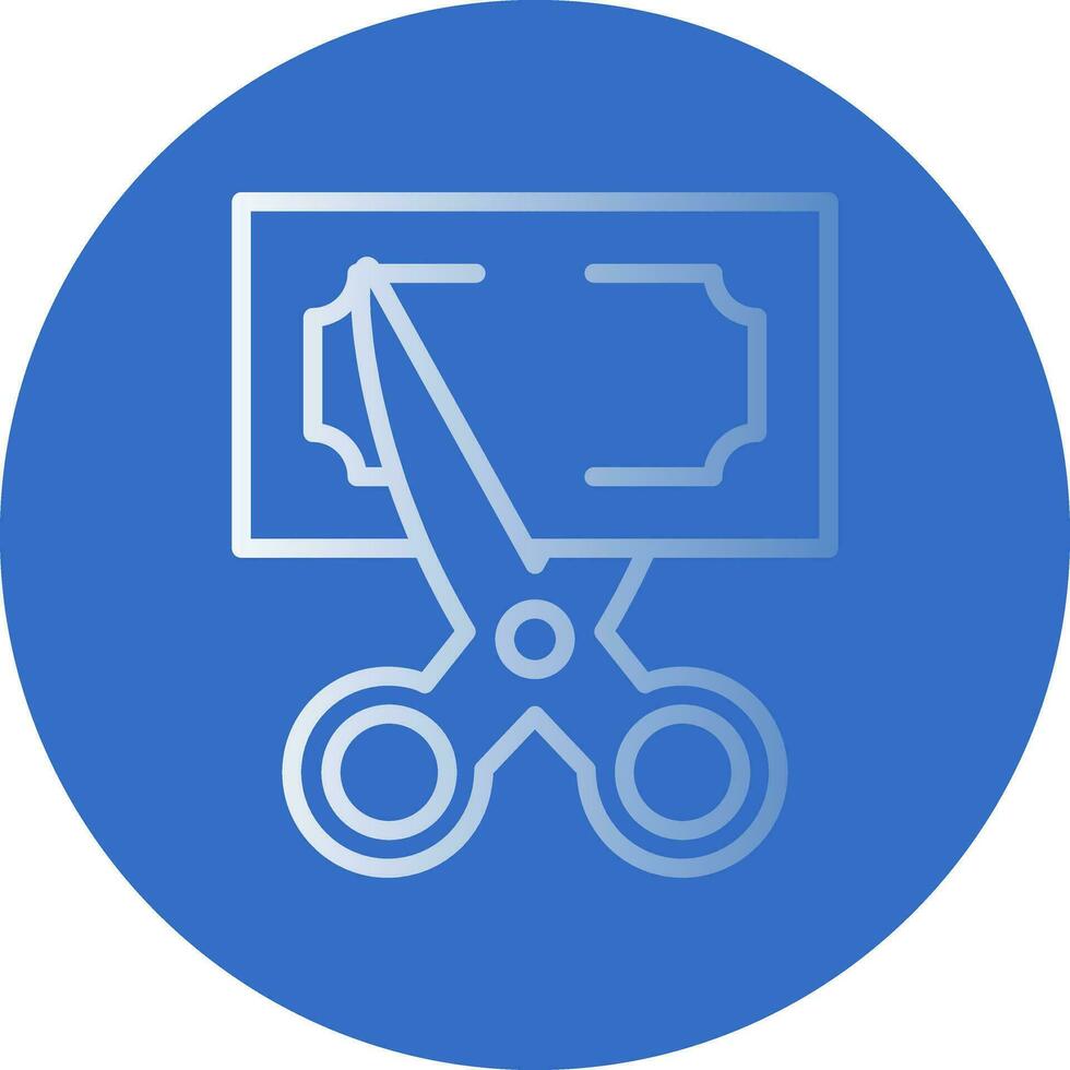 Cut Vector Icon Design