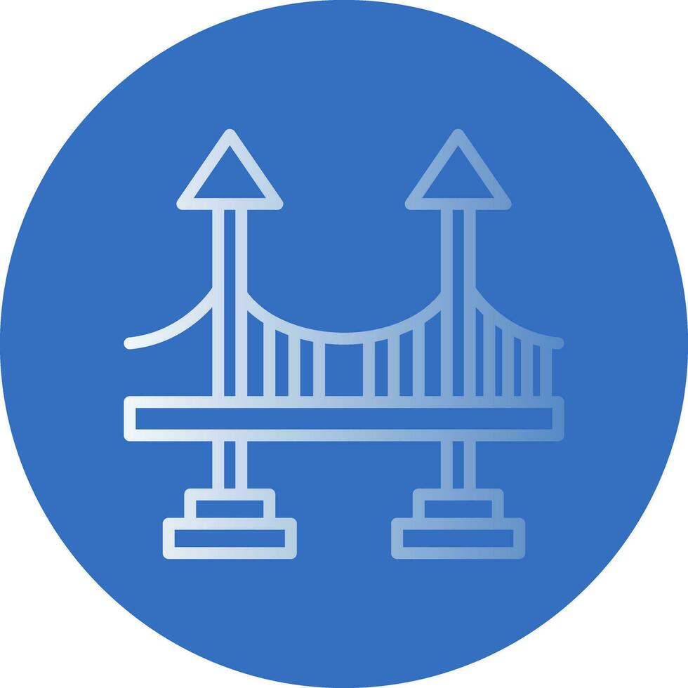 diseño de icono de vector de puente