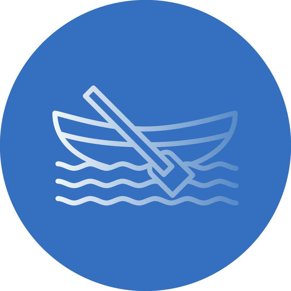 Dinghy Vector Icon Design