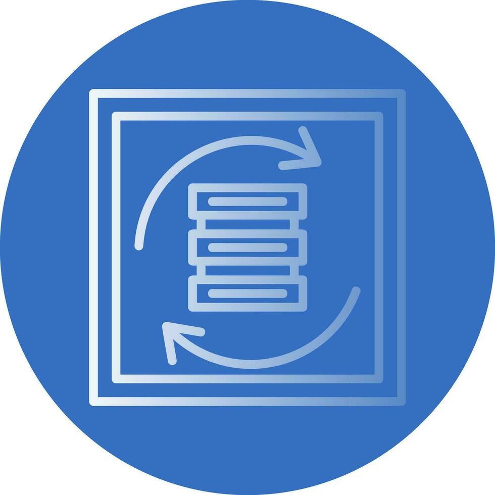 datos sincronizando vector icono diseño