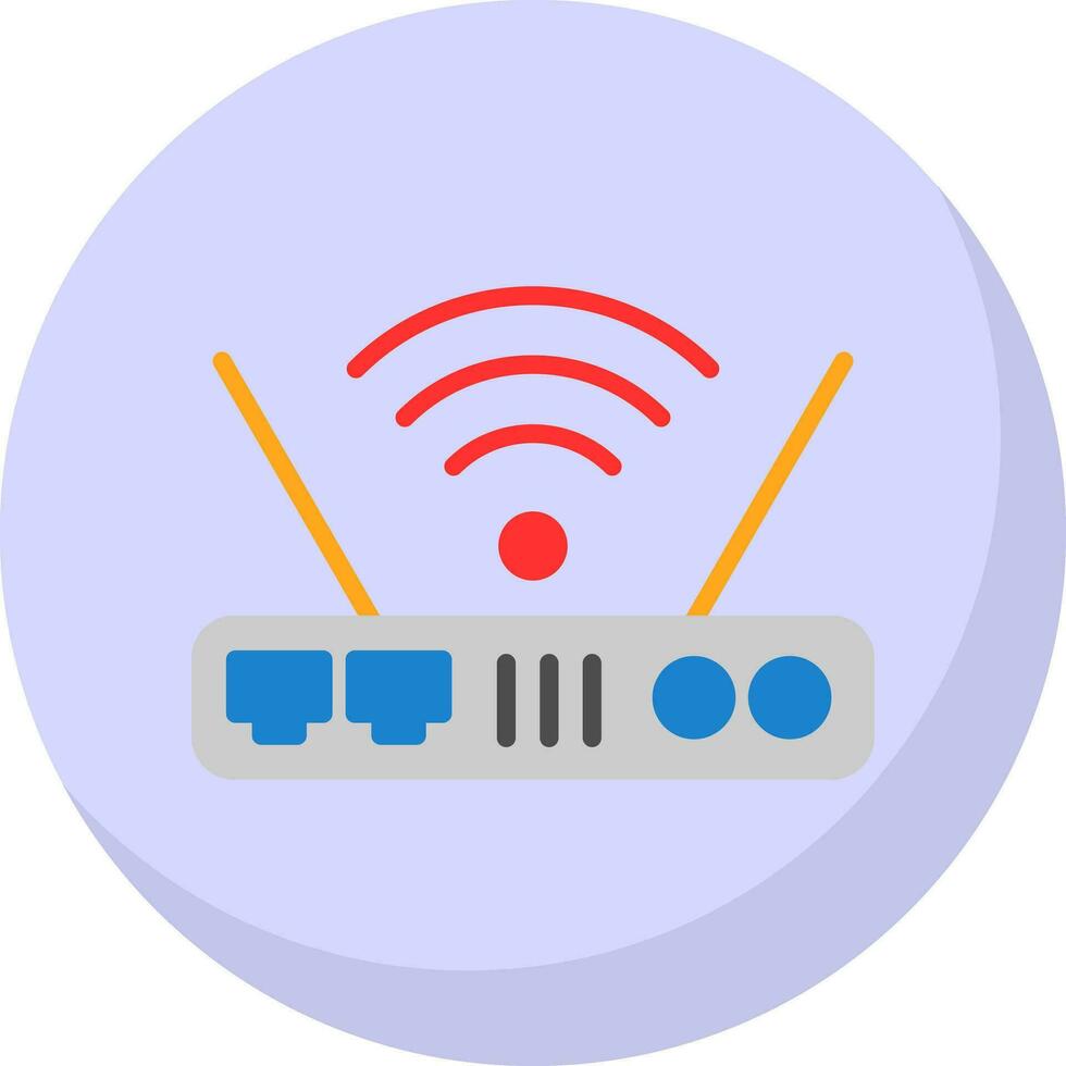 Router Vector Icon Design