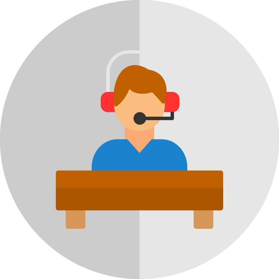 Help Desk Vector Icon Design