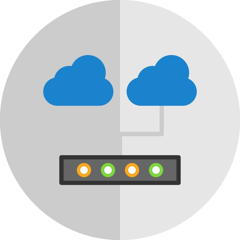 Cloud Support Vector Icon Design