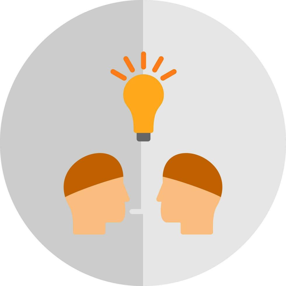 Knowledge Sharing Vector Icon Design