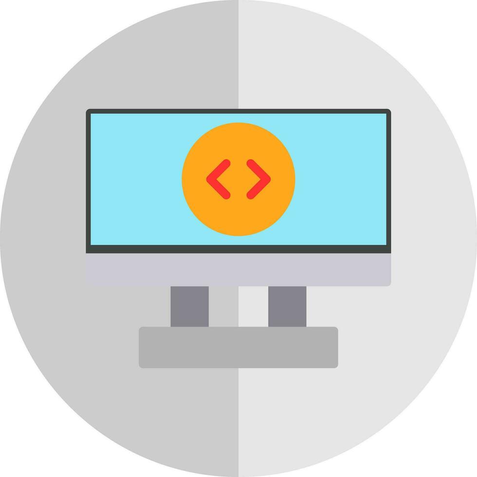 Remote Desktop Vector Icon Design