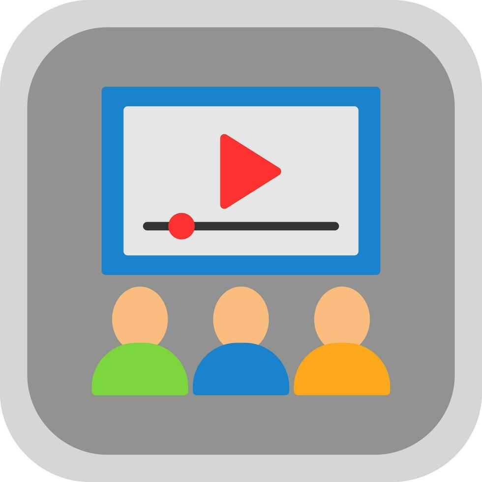 Watching Vector Icon Design