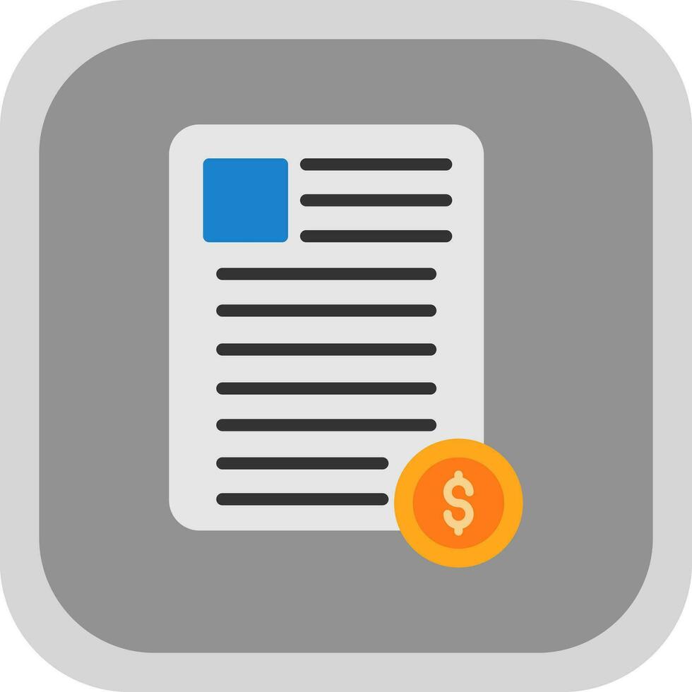 Invoice Vector Icon Design