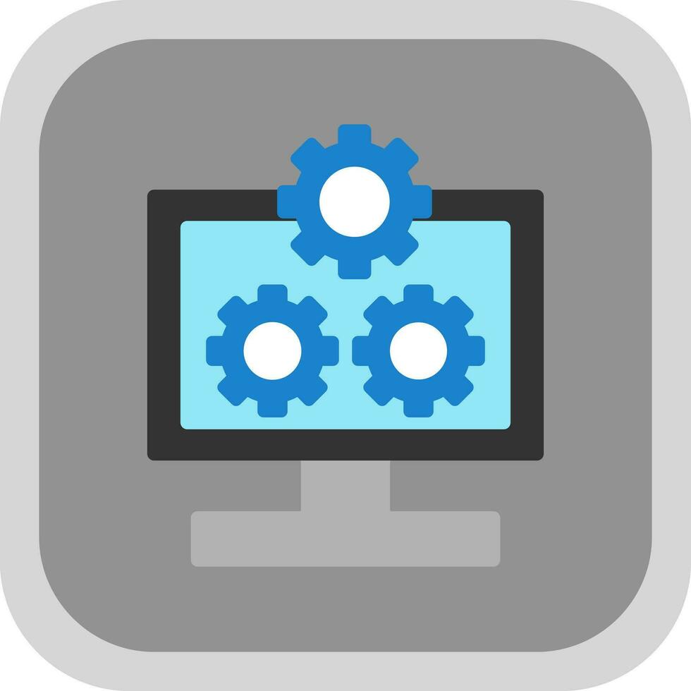 System Configuration Vector Icon Design