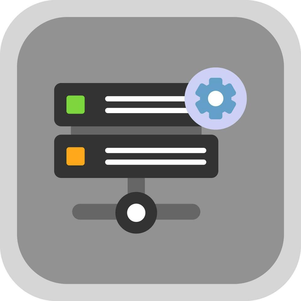 Hosting Vector Icon Design