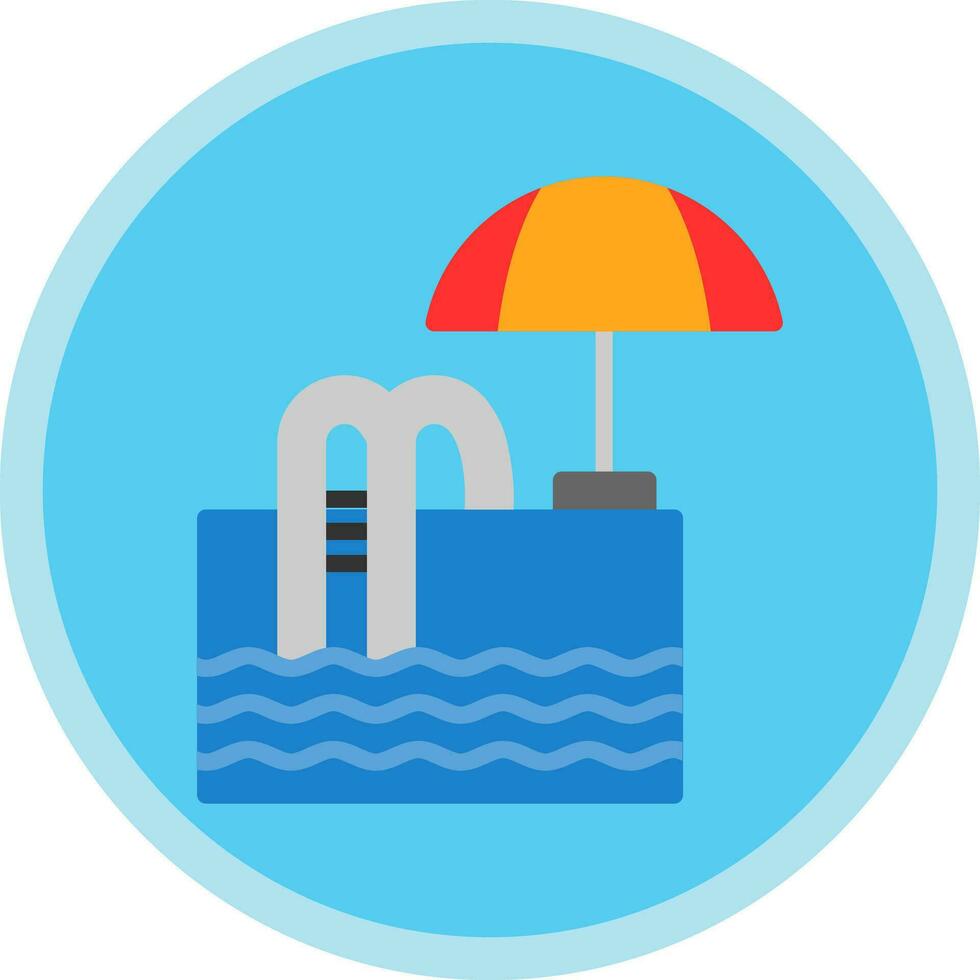 Swimming pool Vector Icon Design