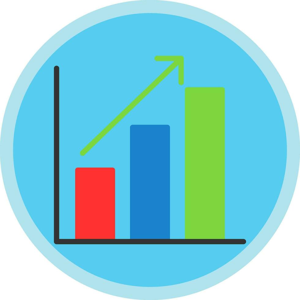 Bar chart Vector Icon Design