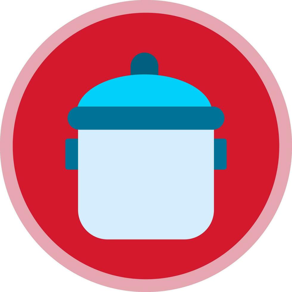 Cooking pot Vector Icon Design