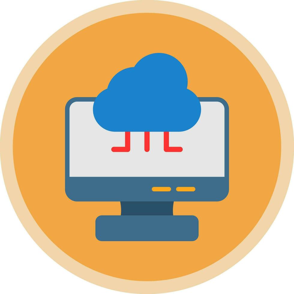 Cloud Computing Vector Icon Design