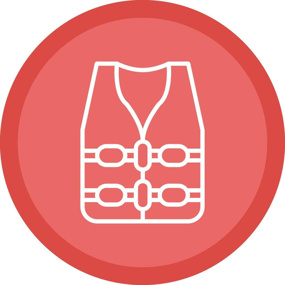 Life jacket Vector Icon Design