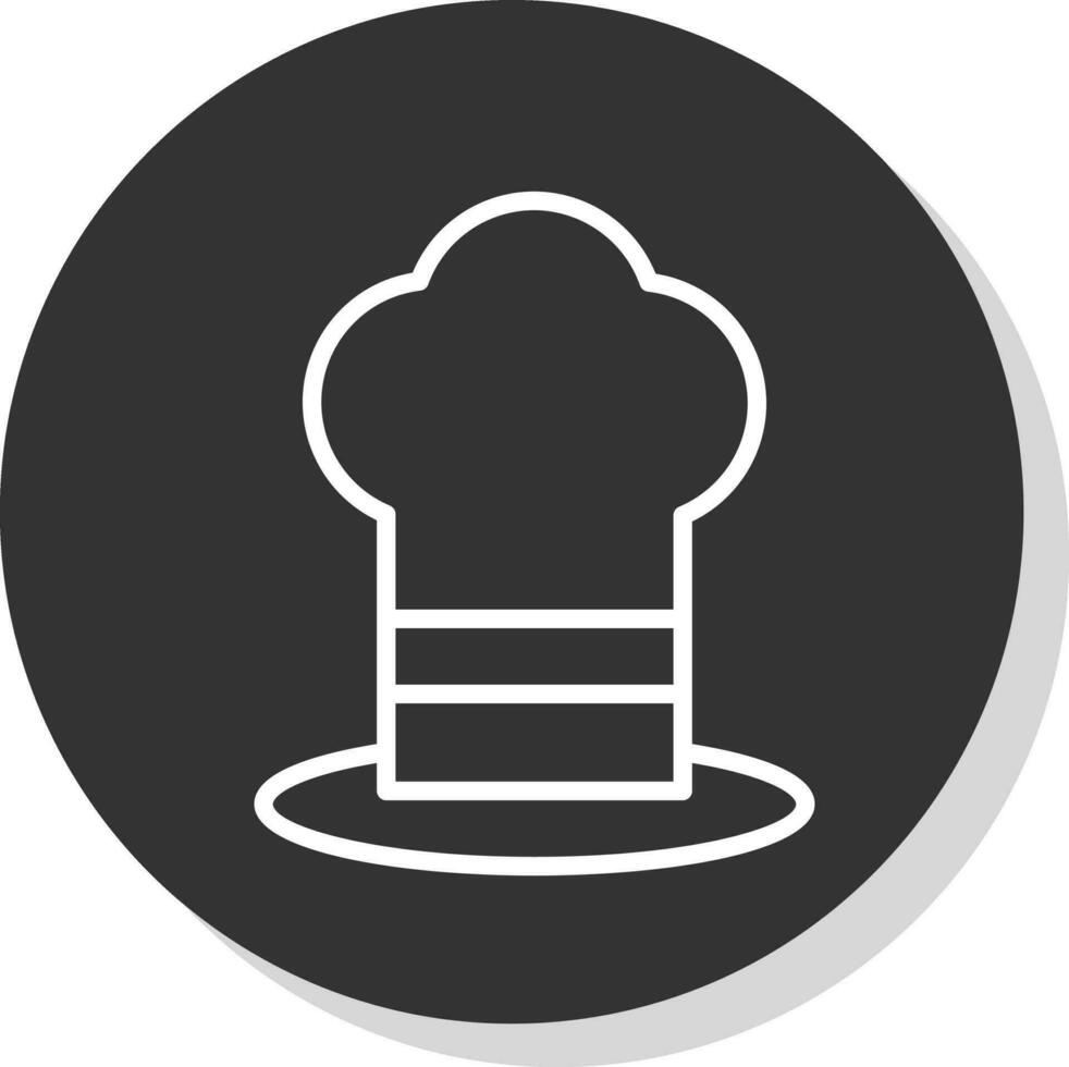 diseño de icono de vector de sombrero de chef