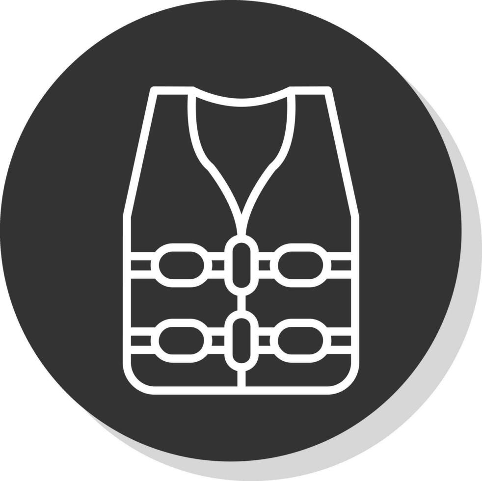 Life jacket Vector Icon Design