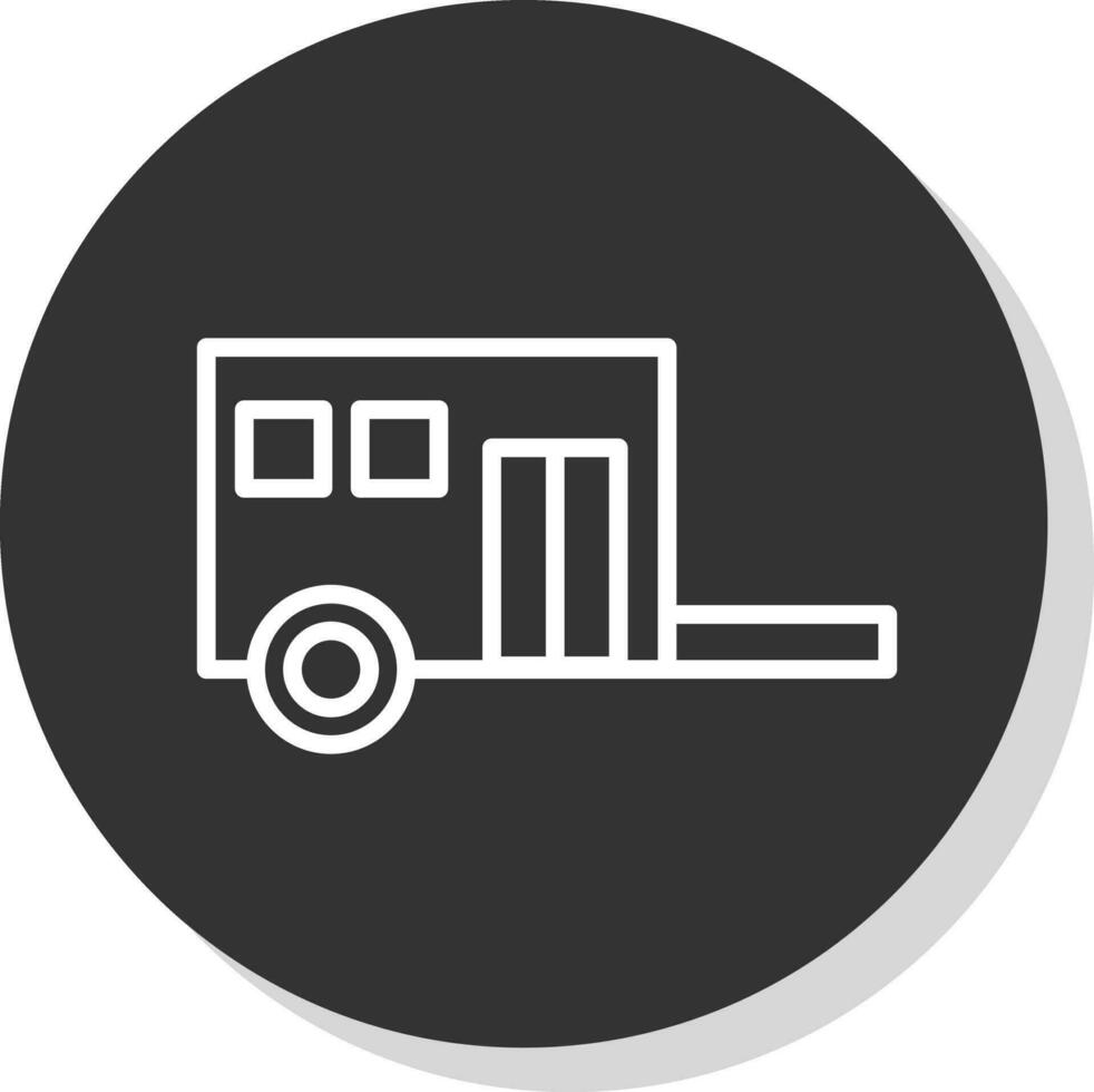 diseño de icono de vector de caravana