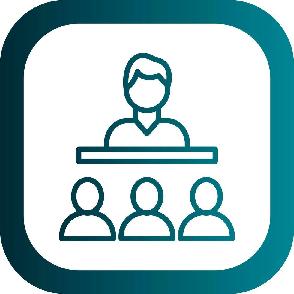 Seminar Vector Icon Design